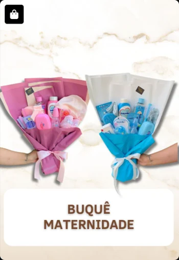 Buquê Maternidade — imagem real enviada do acervo Doceflorismo